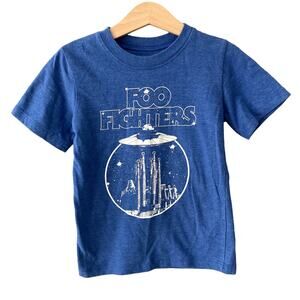 Foo Fighters UFO Spaceship Tee - Blue - 5T